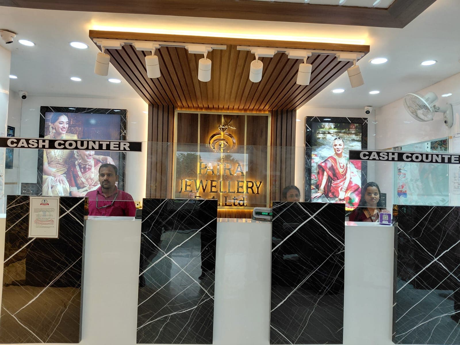 Showroom Interior — Cash Counter